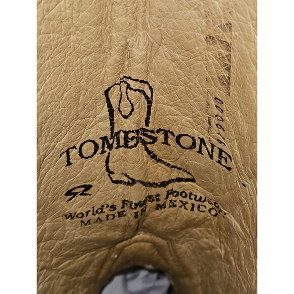 Tombstone Arena Queen Womens Rodeo Cowboy Boots Brown Leather US Size 6.5 - Picture 10 of 11